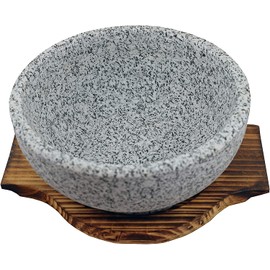 SUNRISE Natural Stone Bowl For Bibimbap and Soup (32 OZ)