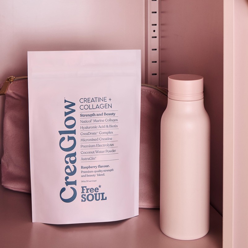 CreaGlow™ Naticol Marine Collagen + Creatine Monohydrate + Electrolytes Powder