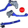 KZLM Motorcycle CNC Foldable Clutch Brake Lever Pivot Handle for