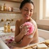 Pack Piezas Borlas Exfoliantes Baño Taio Limpieza Corporal