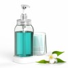 Luvan Mouthwash Dispenser for Bathroom, 25oz Mouthwash Pump Bottle with