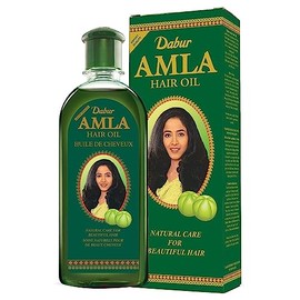 Dabur Amla Hair Oil - Cuidado natural indio del cabello para cabello y cuero cabelludo hermosos, saludables e hidratados (6.8 fl oz)