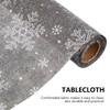 ABOOFAN Snowflake Table Runner Christmas Decorative Tablecloth Xmas Table Runner
