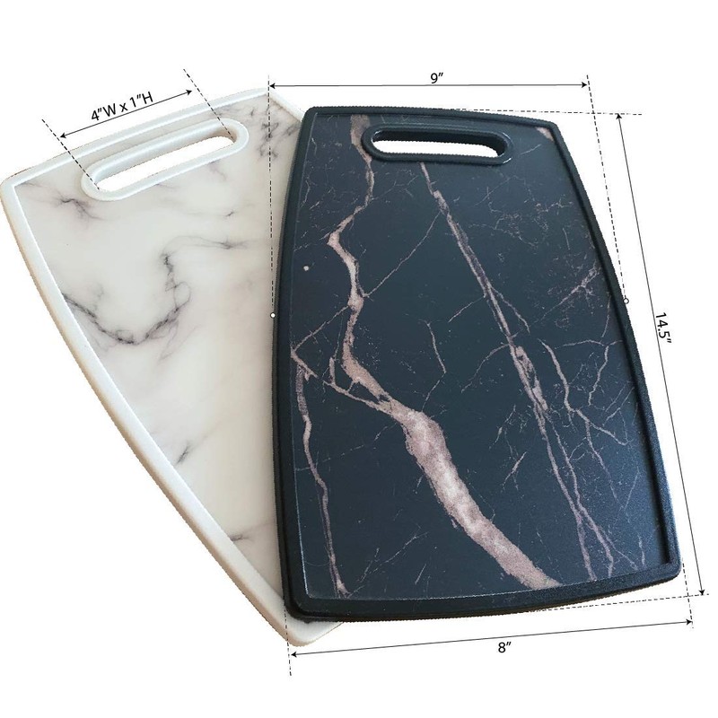 Lily's Home Kitchen Cutting Board (2-Piece Set) with Handles and