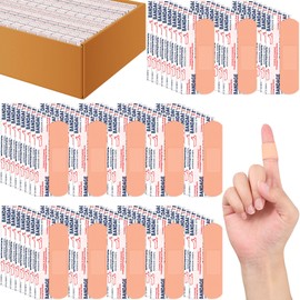 Timgle 3000 Pcs 3/4" x 3" Adhesive Bandages Bulk Waterproof Adhesive Bandages Breathable Bandages for Sensitive Skin School Nurses Businesses Travel First Aid Kits