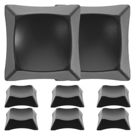 SAHENITEANA 8 Piezas Base de exhibición de Bolas Soporte para Bolas de boliche Accesorios de Baloncesto Estante de exhibicion estantes de exhibición Bases de exhibición de Bolas(Negro