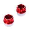 Daytona 91925 Premium Zone Motorcycle Cap Bolt Collar M8, Red,