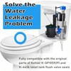 3 Pack Upgraded Silicone Flush Valve Seal, Compatible with American