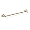 Delta Faucet Stryke 30 inch Towel Bar, Champagne Bronze, Bathroom