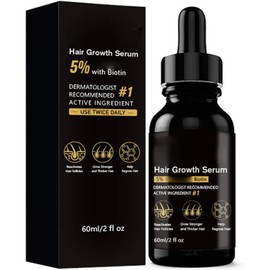 Hair Growth Serum for Faster Hair Growth, Rosemary Oil, Stop Hair Loss, Stronger & Thicker Hair