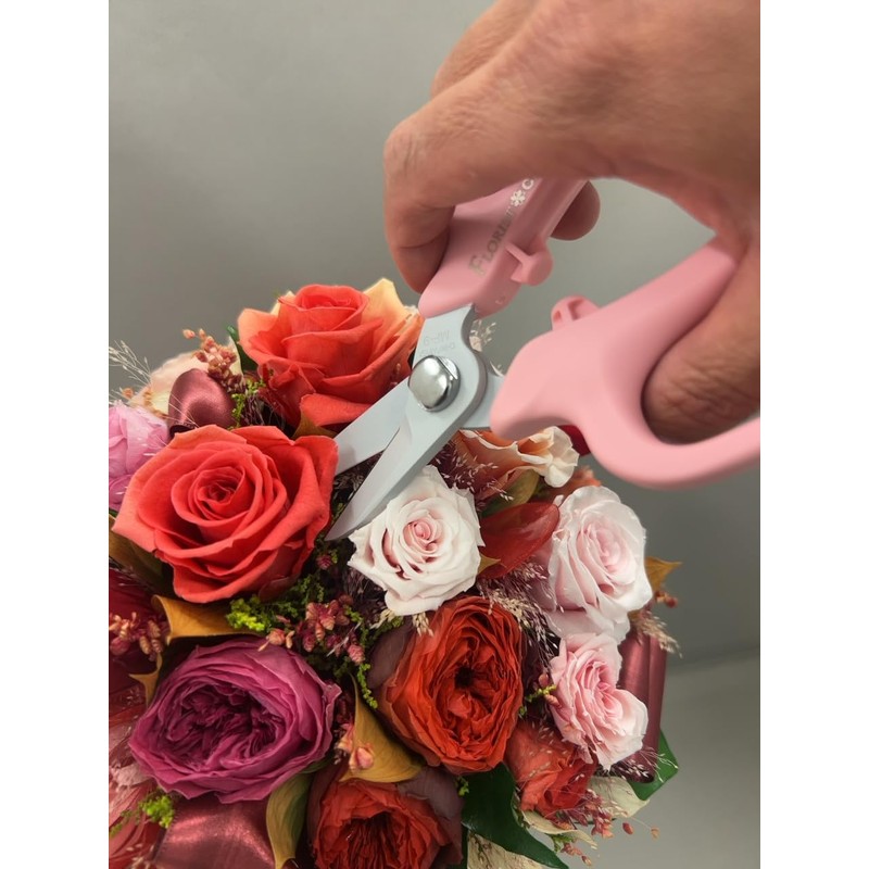 CHIKAMASA MF-9000, Precision Shears for Florists, Carbon Steel with Fluorine