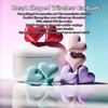 Heart Shaped Wireless Earbuds HIFI Stereo Sound Waterproof Bluetooth 5.3