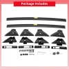 220lbs Lockable for Toyota RAV4 2019-2025 Roof Rack Rail Cross