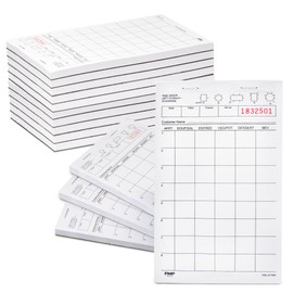 FMP Brands Server Note Pads Paper, Guest Check Books, Total 1000 Sheets, 10 Pads, 100 Sheets/Pad, Guest Check Pads, Order Pads for Servers, Waitress Notepads for Restaurant, Bar, Cafe, Diners