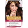 L 'Oréal Paris Excellence 4.15 Cool Chestnut Brown Pack of 3)