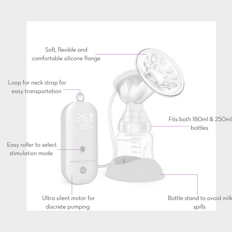 New Beginnings Single Electric Breast Pump