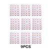 AIXXCUVQ 9pack/lot Elegant French Line Nail Stickers Simple And Gradient