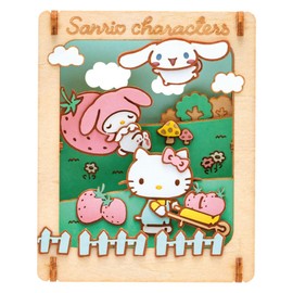 Paper Theater - Wood Style - Sanrio Characters PT-W21 Strawberry House 2