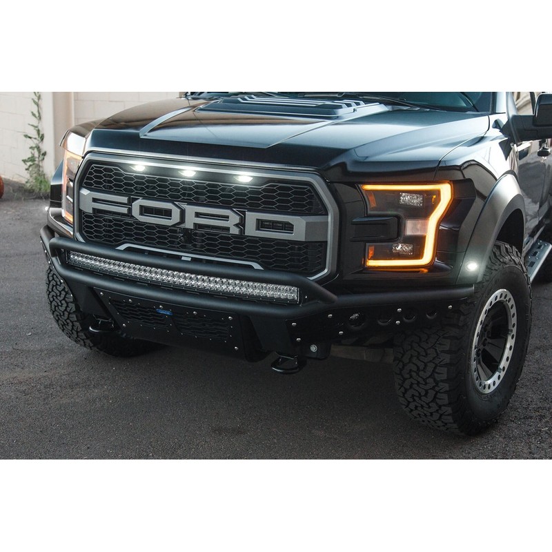 iJDMTOY Clear Lens 60-SMD LED Front Grille Running Lights and
