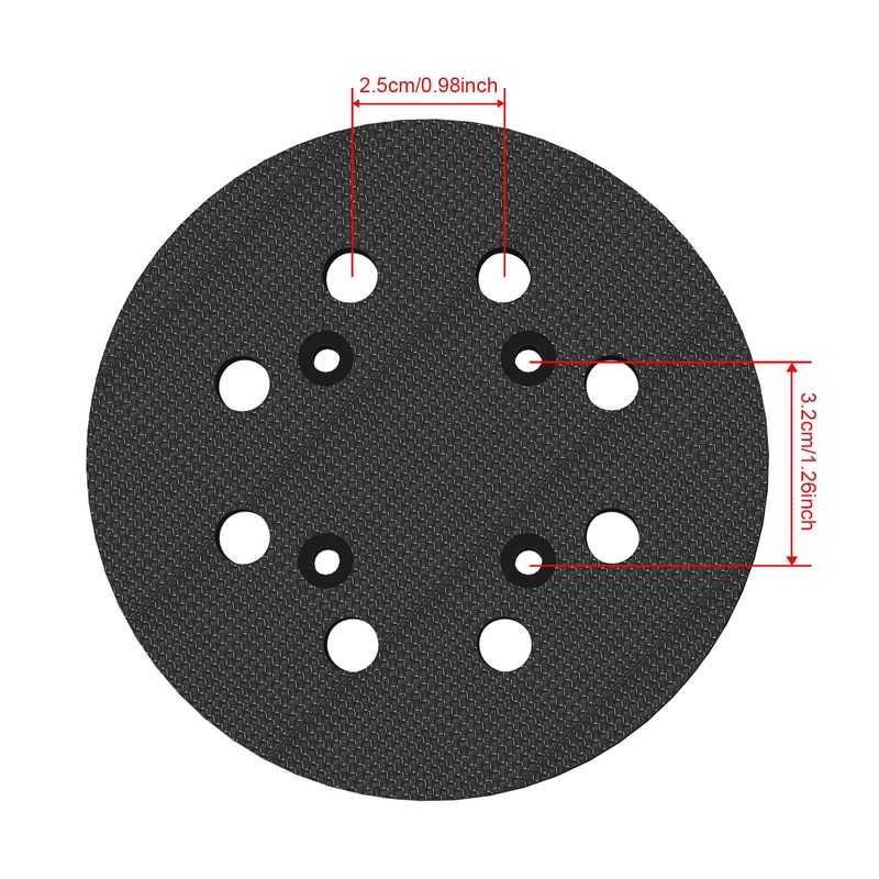 HYCHIKA 5 Inch Sanding Disc Backing Pad Grinder Base 125mm