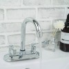 Prez Grifo Mezcladora Lavabo Llave Inoxidable Cromado Sp-40008