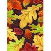 Toland Home Garden - Bandera Decorativa de Hojas (28 x