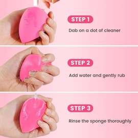Amous Makeup Sponge Set Makeup Blender Latex Free and High-definition Set of 5 Super Soft Blender Beauty For Powder Cream and Liquid, Wonder Blender Beauty Cosmetic (Matcha)