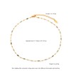 Natural Stone Green Beads Choker Necklaces for Women Trendy Dainty