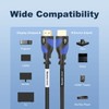 Postta HDMI Cable(100 Feet Blue) HDMI 2.0V with Built-in Signal
