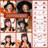 Halloween Makeup Tattoo Stickers for Festival Parties - Bizarre Designs 50*160cm/Ws Cute Model (10 sheets per set) 50ea
