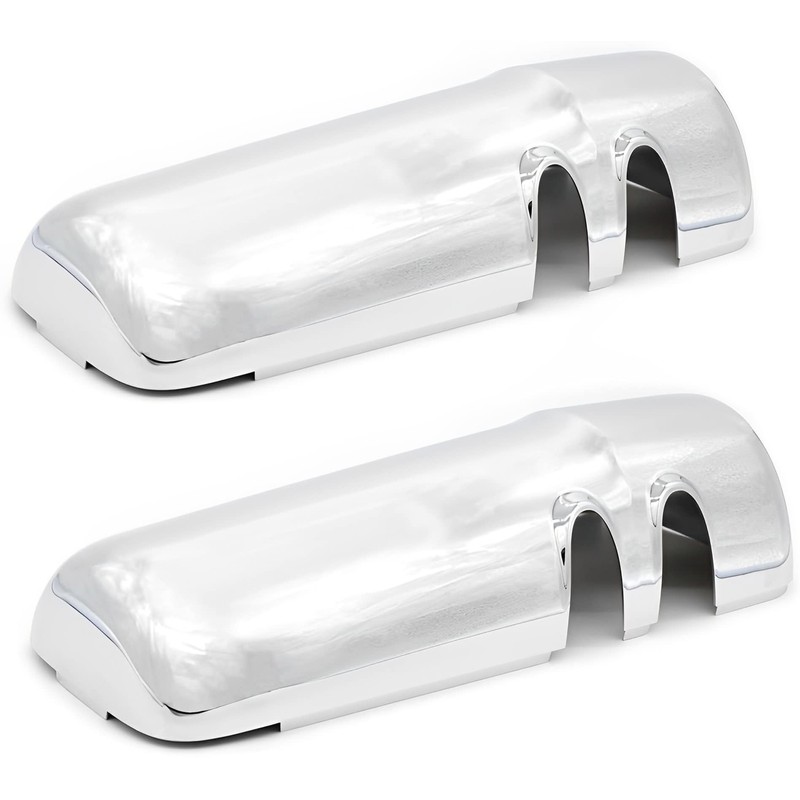 LEAVAN Chrome Door Mirror Covers Fit for Kenworth T680, A