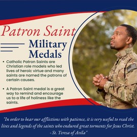 Extel Badge Large Sterling Silver St Michael National Guard Medal, Made in USA