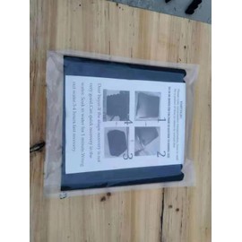 HJGFK2018 52 Pack 1" x 12" x 12" Black/purple Acoustic Wedge Studio Foam Sound Absorption Wall Panels (black/purple)