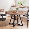 Jocoevol Round Dining Table for 4,Kitchen Dining Room Circle Dinner