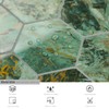 Miscasa Peel and Stick Marble Hexagon Tile – 6 Sheets