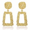 Diamday Clip on Statement Earrings for Women Geometric Dangle Earrings,