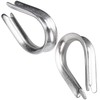 14mm Wire Rope Cable Thimble Wire Eye (Pack of: 4)