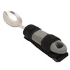 Strap Adaptive Scoop Stainless Steel Wavy Shape Handle Cuff Eating