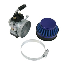 JRL High Performance 60mm Blue Air Filter Racing Carburetor For 49cc 60cc 80cc Motor Motorized Bike