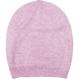 styleBREAKER Unisex Fine Knit Beanie Hat Plain with Ribbed Cuffs, Double Layer Winter Knitted Hat Warm 04024195, lilac