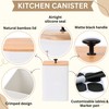 PERFNIQUE Kitchen Canisters, Airtight Canister Sets for Kitchen Counter, Kitchen