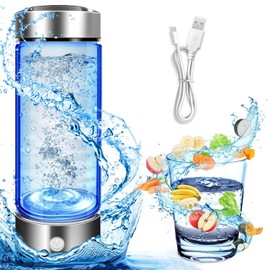 Hydrogen Water Bottle, Hydrogen Water Bottle Generator, 3Min Quick Electrolysis, Water Ionizer Machine Suitable for Office, Travel,Daily Drinking, Gift