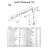 2-in-1 Pneumatic Chamfering Machine, Mini Air Chamfering Tool, Pneumatic Chamfering