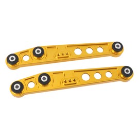 WTKSOY Gold Al Rear Control Arm Upgrade Performance Replacement Racing Kit fit 1994-2001 Acura Integra/1992-1995 Honda Civic EG, GOLD