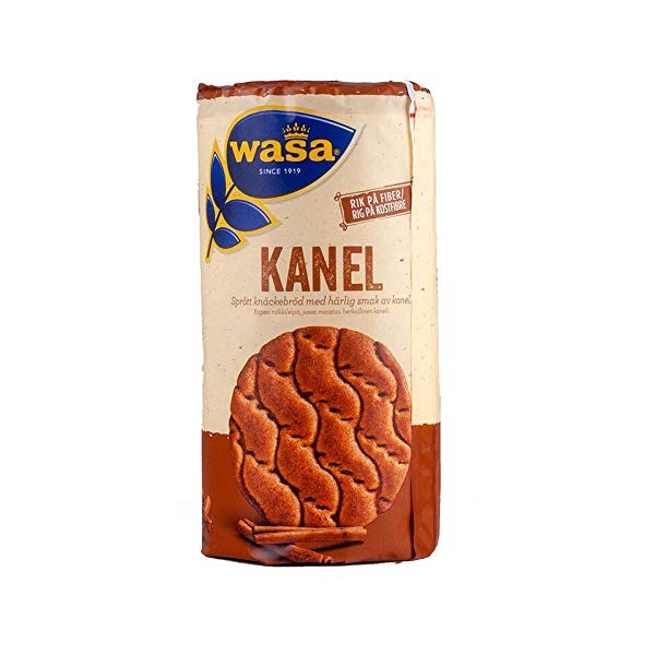 WASA Round Crispbread with Cinnamon - härlig Smak av Kanel, 330 g