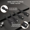 Murtenze 5PCS 1/2 Impact Socket Adapter Kit, Black Socket Adapter