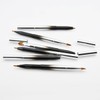 SAFIGLE Lipstick Lip Gloss Brush Tool Double-ended Lip Brush Metal