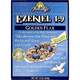 Food For Life  Organic Ezekiel 4:9 Golden Flax Cereal   16 Oz