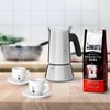 Bialetti Venus Caffettiera in Acciaio Inox, Adatta all'Induzione, Inossidabile, Argento,