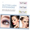 FOMIYES Sets Dramatic Glitter Lashes False Lash Extensions for Women